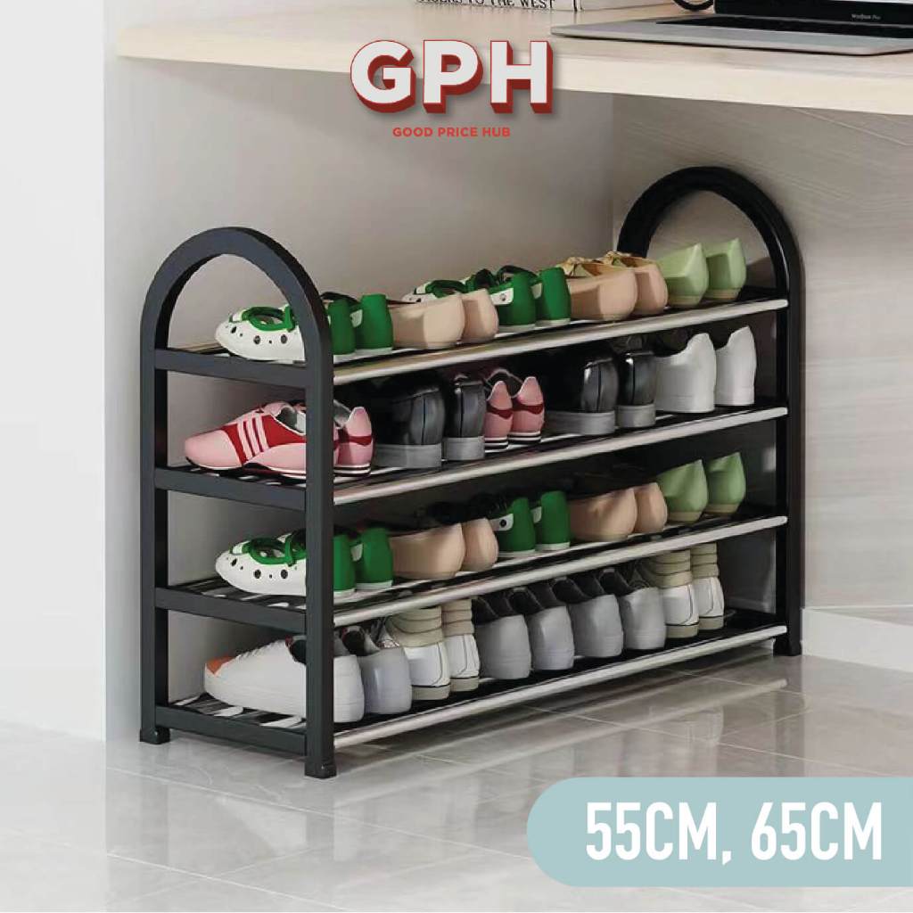 [SG READY STOCK] Collapsible Shoe Rack / Steel Shoe Rack 3/4/5 Layers ...