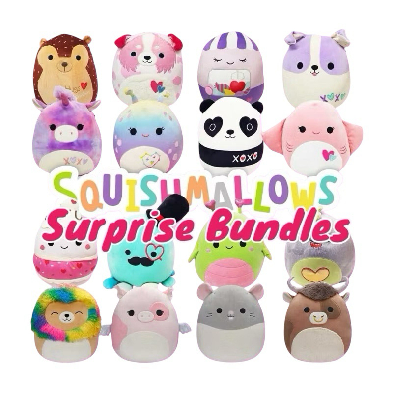 [SG Stocks] Squishmallow Surprise Bundle Kids Soft Toy Children Soft
