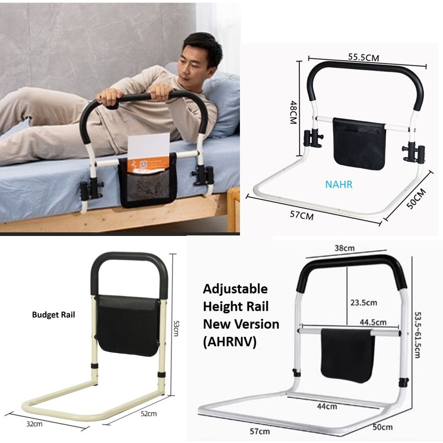 Foldable Fall Prevention Bed Rail / Guard for Elderly/Adults | Shopee ...