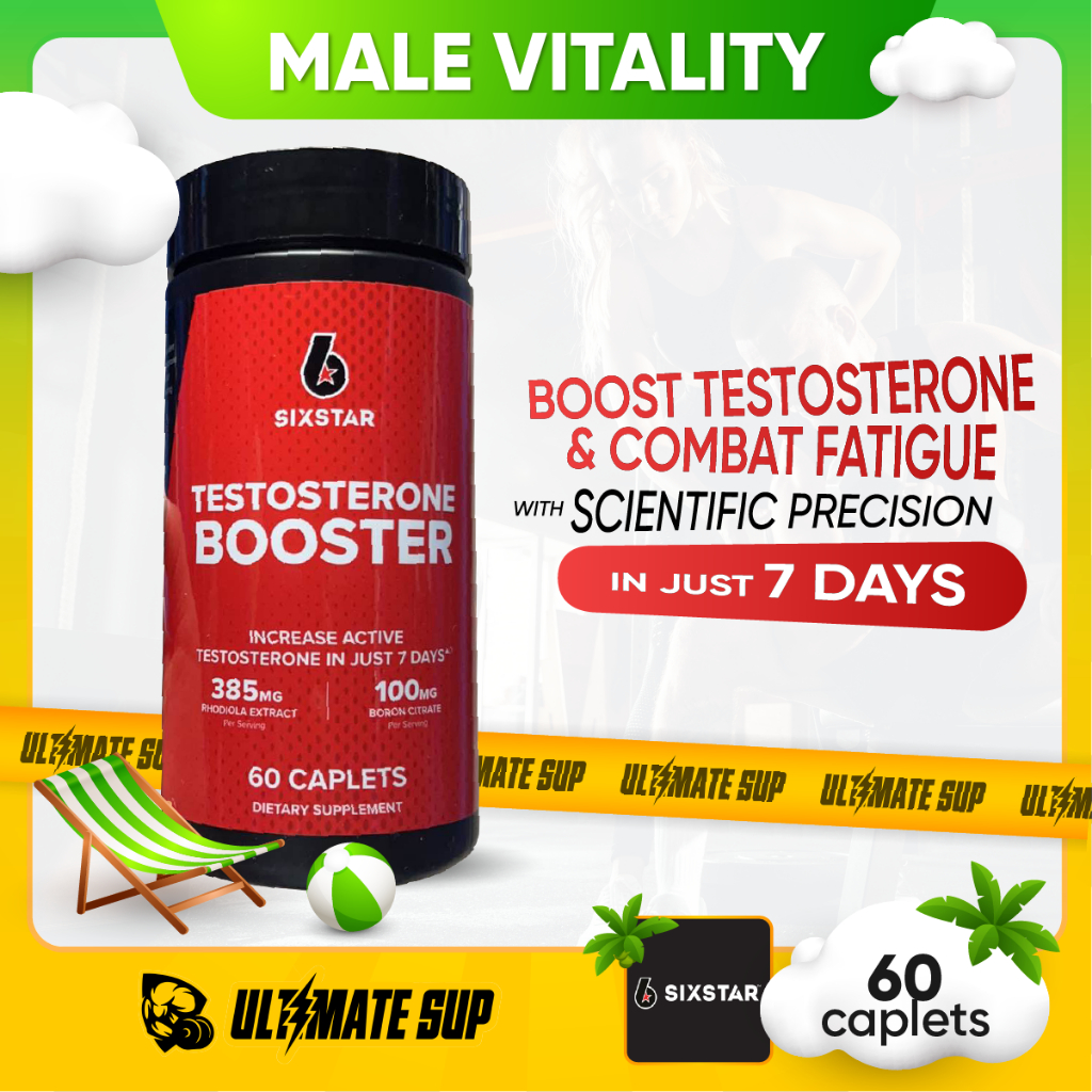 Six Star Elite Series Testosterone Booster For Men With Boron Citrate