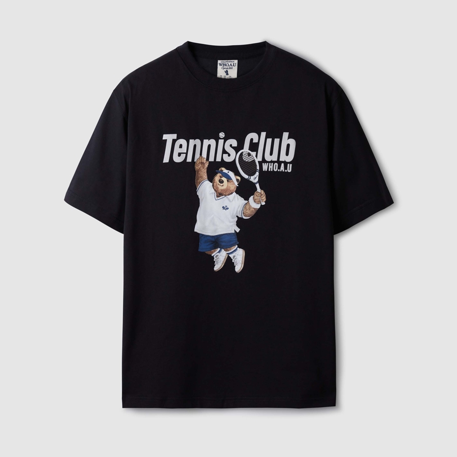 【韓国WHO.A.U フーアーユー】Steve Photo T-Shirt Steve Photo T-Shirt[B] - 후아유닷컴