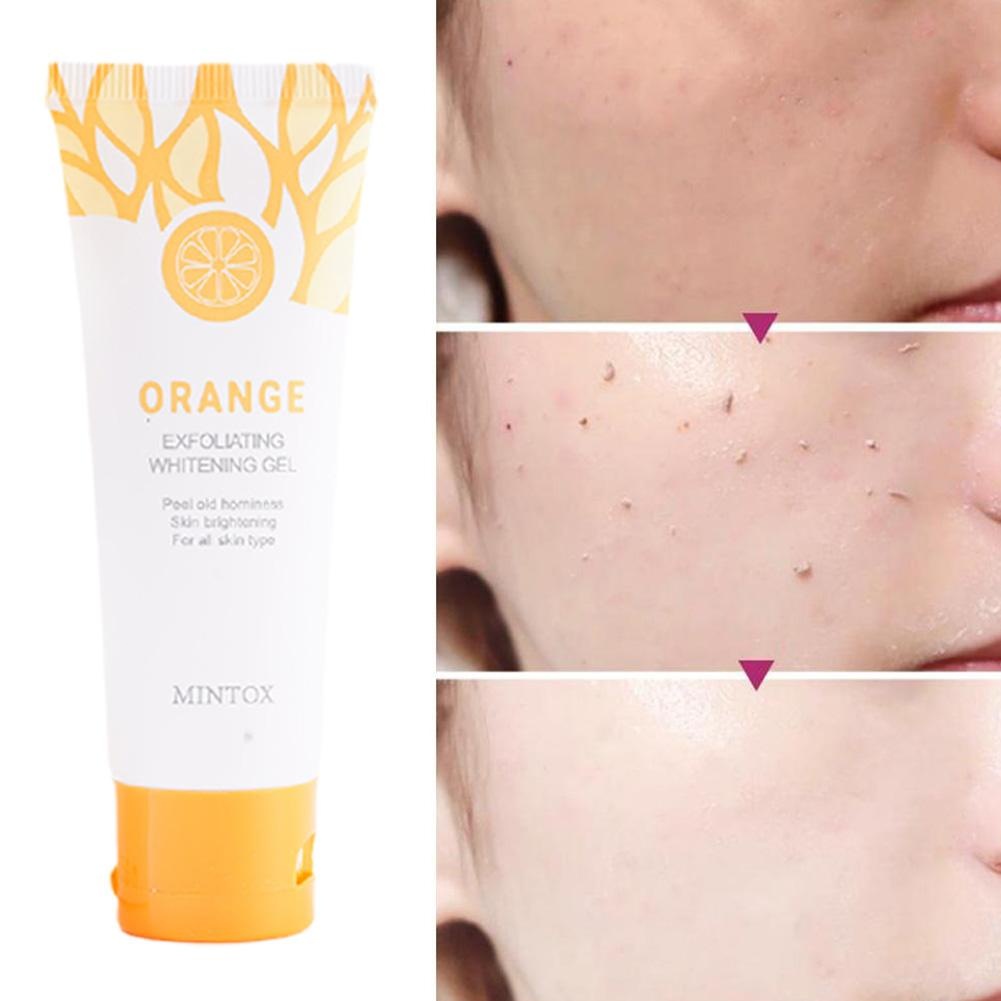 Product image 🎈𝗦𝗚 𝗦𝗧𝗢𝗖𝗞🎈 MINTOX Orange exfoliating whitening gel Body scrub Facial scrub Moisturizing whitening Acne blackhead remover 3