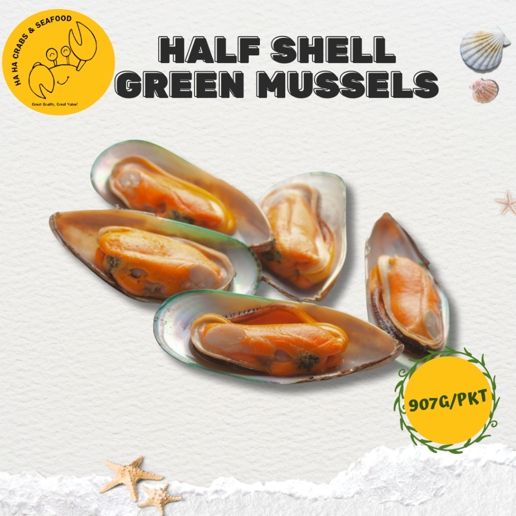 New Zealand Half Shell Green Mussels 新西兰半边青口贝 (907g/pkt) | Shopee Singapore
