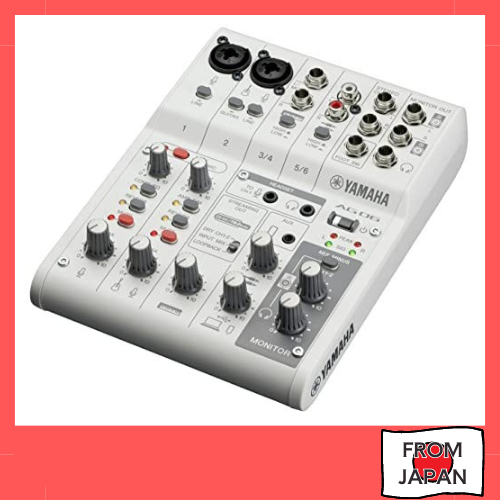 Direct From Japan】 YAMAHA Live Streaming Mixer 6 Channels