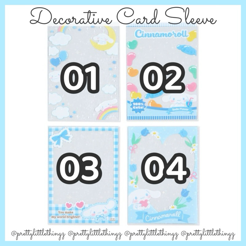 SG READY STOCK * 40pc Decorative Card Sleeve (Kuromi, Melody, Pompompurin,  Cinnamoroll, Hello Kitty | Sanrio) | Shopee Singapore