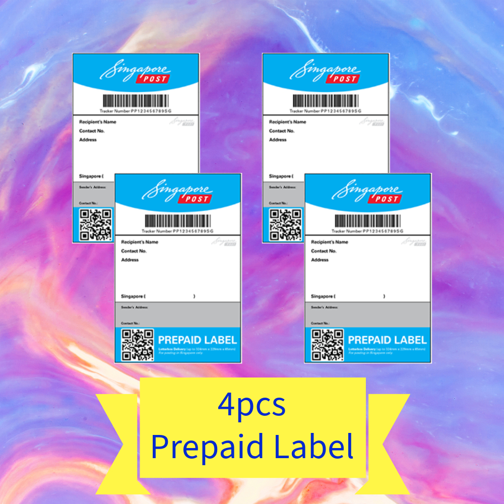 [Free Shipping] [4pcs] SingPost Prepaid Postage Label Tracked Letterbox ...