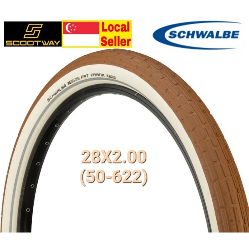 Schwalbe Fat Frank 28X2.00 (50-622) Vintage Bicycle Tire. | Shopee ...