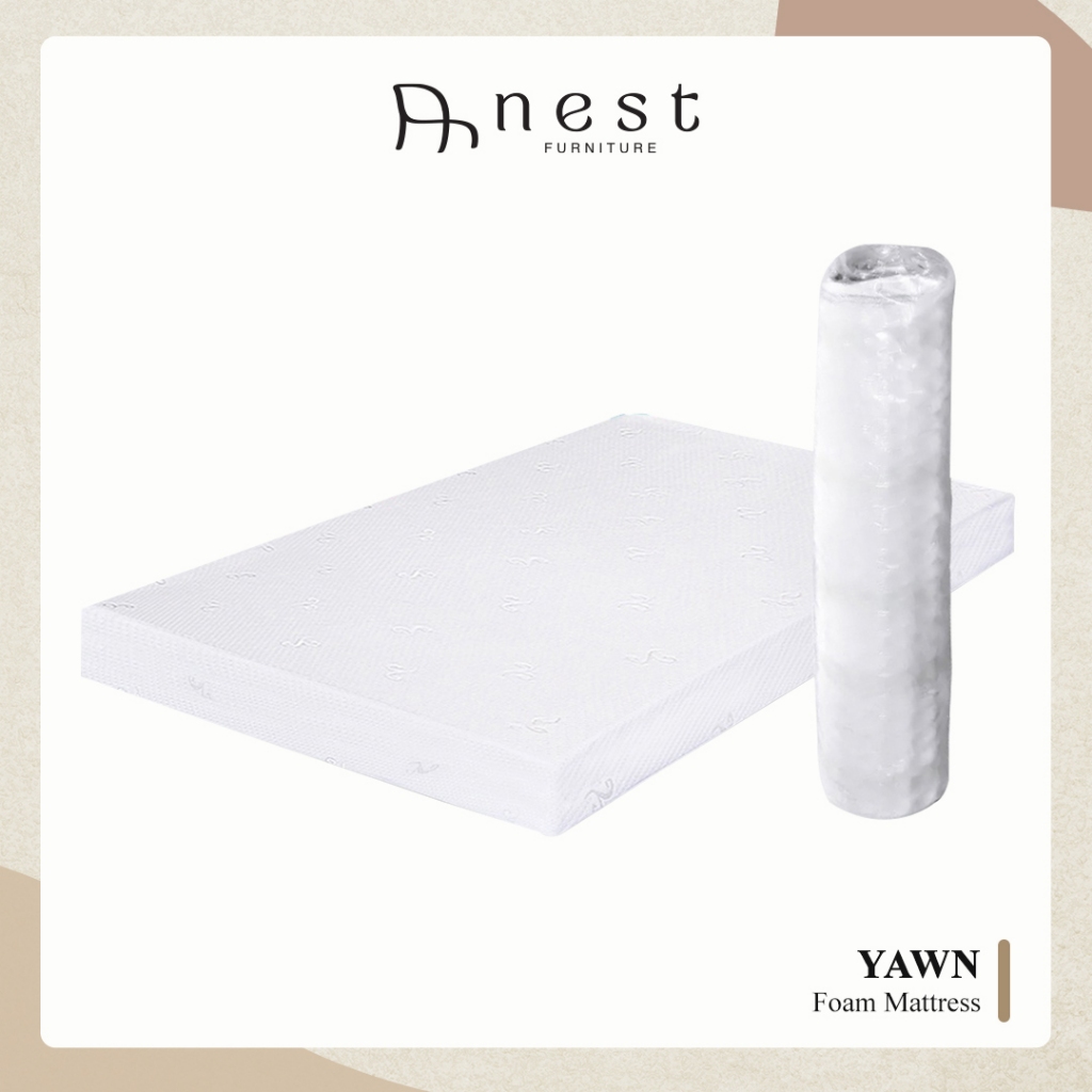 (NEST) DREAMAX YAWN High Density Foam Mattress 10 / 15 / 20cm / Bed
