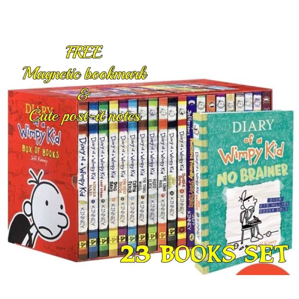 新品Diary Of A Wimpy Kid 23冊 洋書　英語絵本 SG READY STOCK】Diary of a Wimpy Kid [23 books] | Shopee Singapore