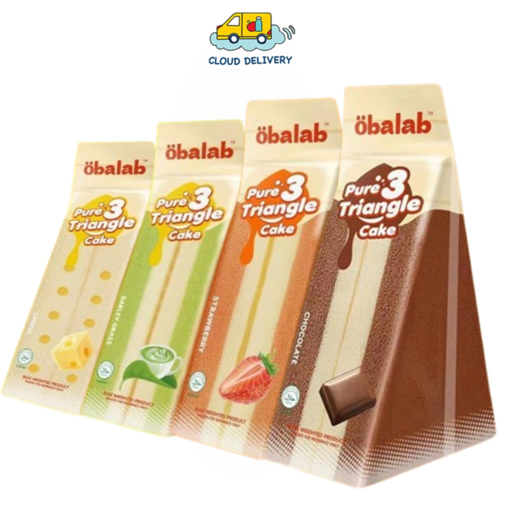 Obalab Pure 3 Triangle Cake (Halal) - Expiry 16 Dec 2024 | Shopee Singapore