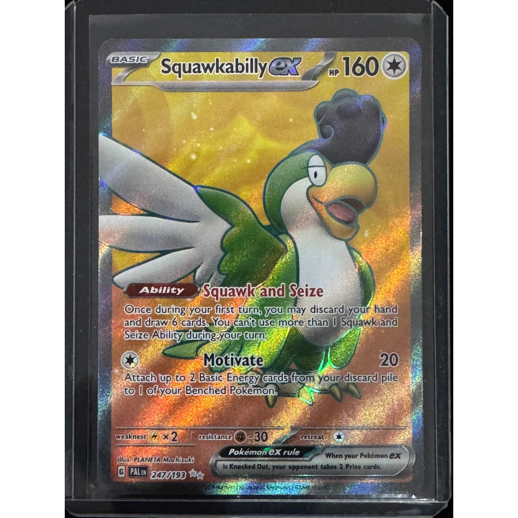 Squawkabilly ex 247/193 Ultra Rare SV02: Paldea Evolved | Shopee Singapore