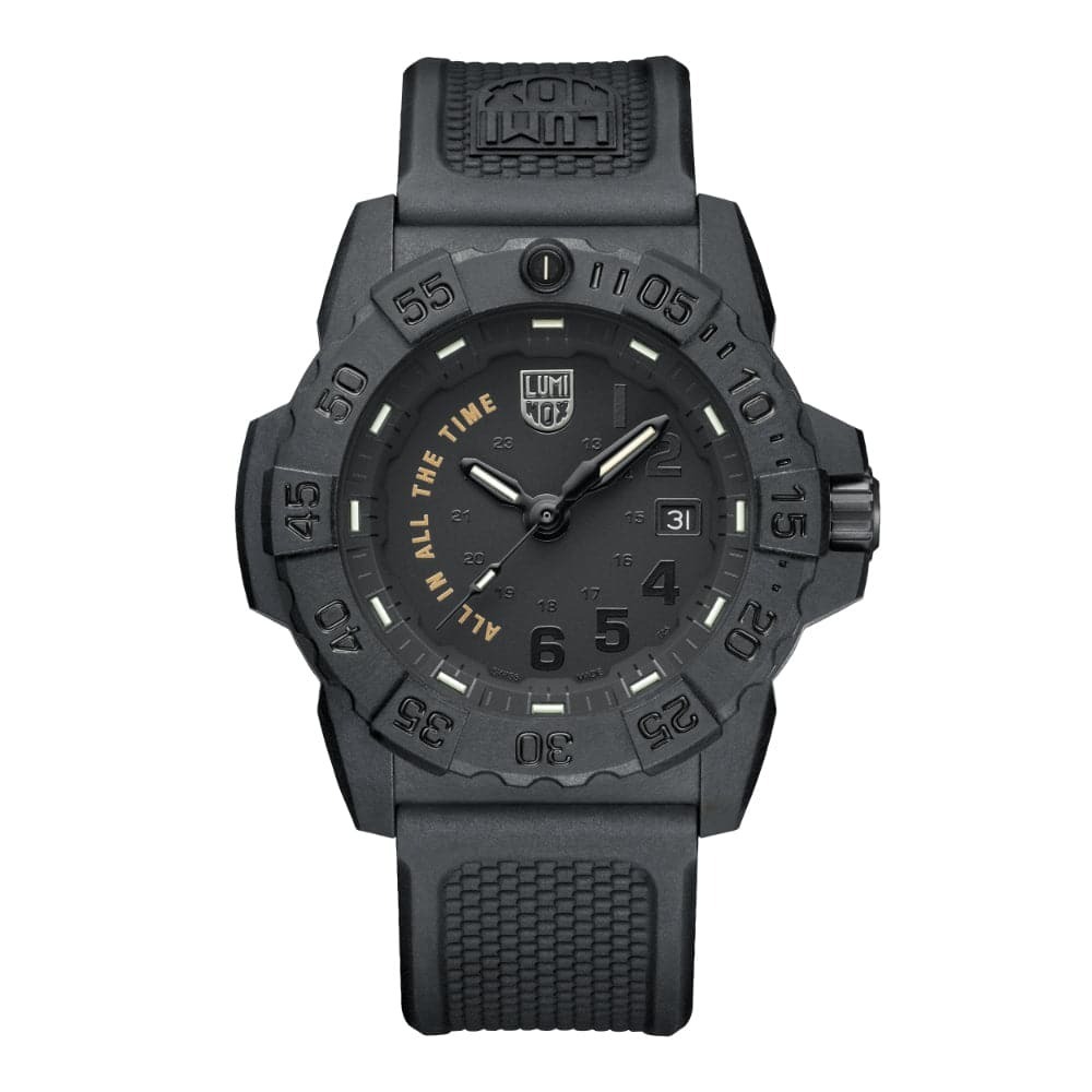 Luminox Navy Seal Limited Edition Black Rubber Strap Men Watch LM3501.BO.AL Shopee Singapore