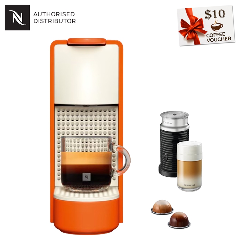 Orange nespresso machine best sale