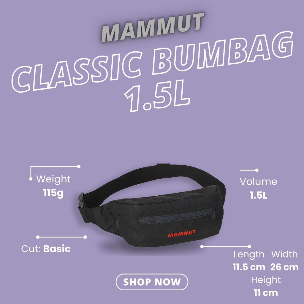 Hip Bag Mammut Classic Bumbag L Xeron Classic Waistpack Mammut
