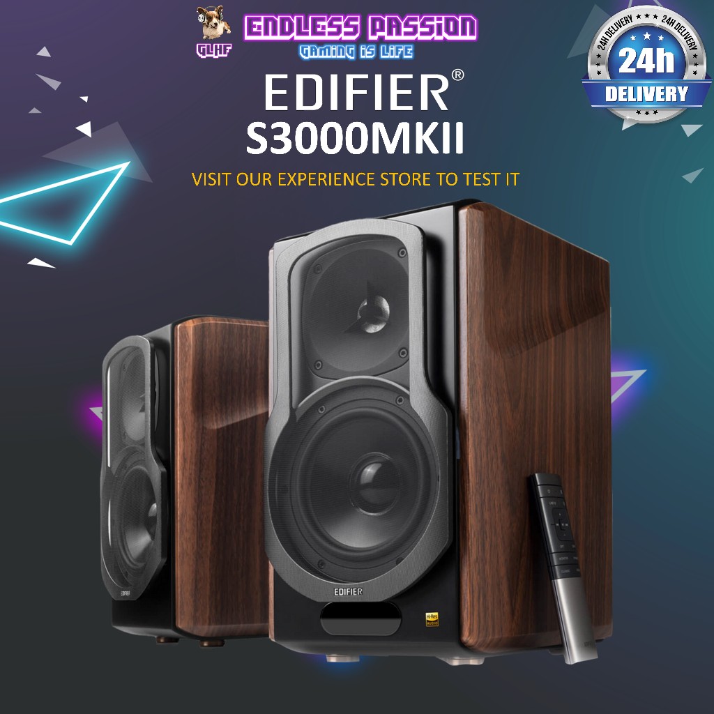 EDIFIER S3000MKII Bluetooth Bookshelf Speakers Shopee Singapore
