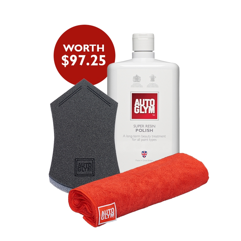Autoglym Super Resin Polish Remove minor scuffs and scratches and to