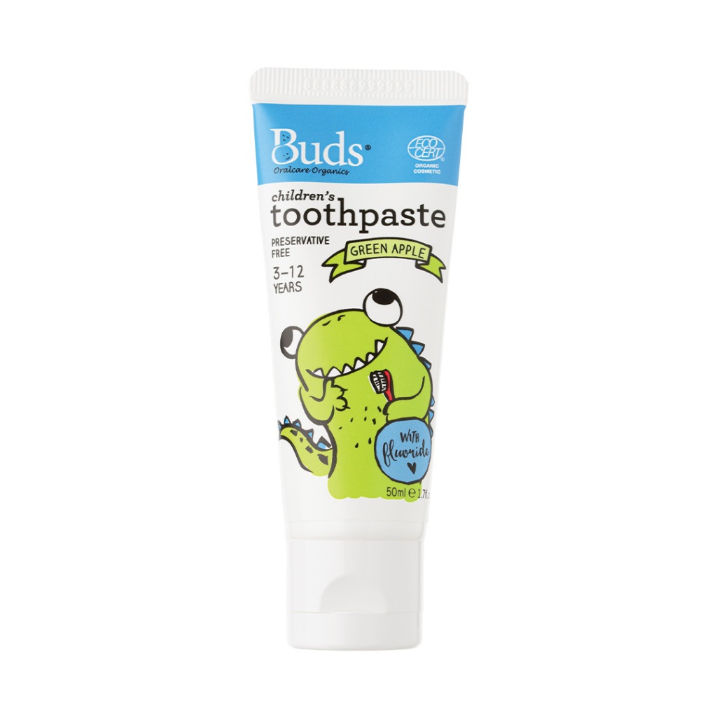 BOO Children's Toothpaste with Fluoride - Green Apple (50ml) | Shopee ...