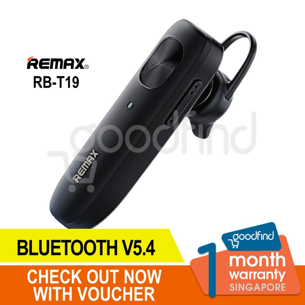 NEW MODEL REMAX RB T19 V5.4 Bluetooth Earphone Ear Piece Wireless ...