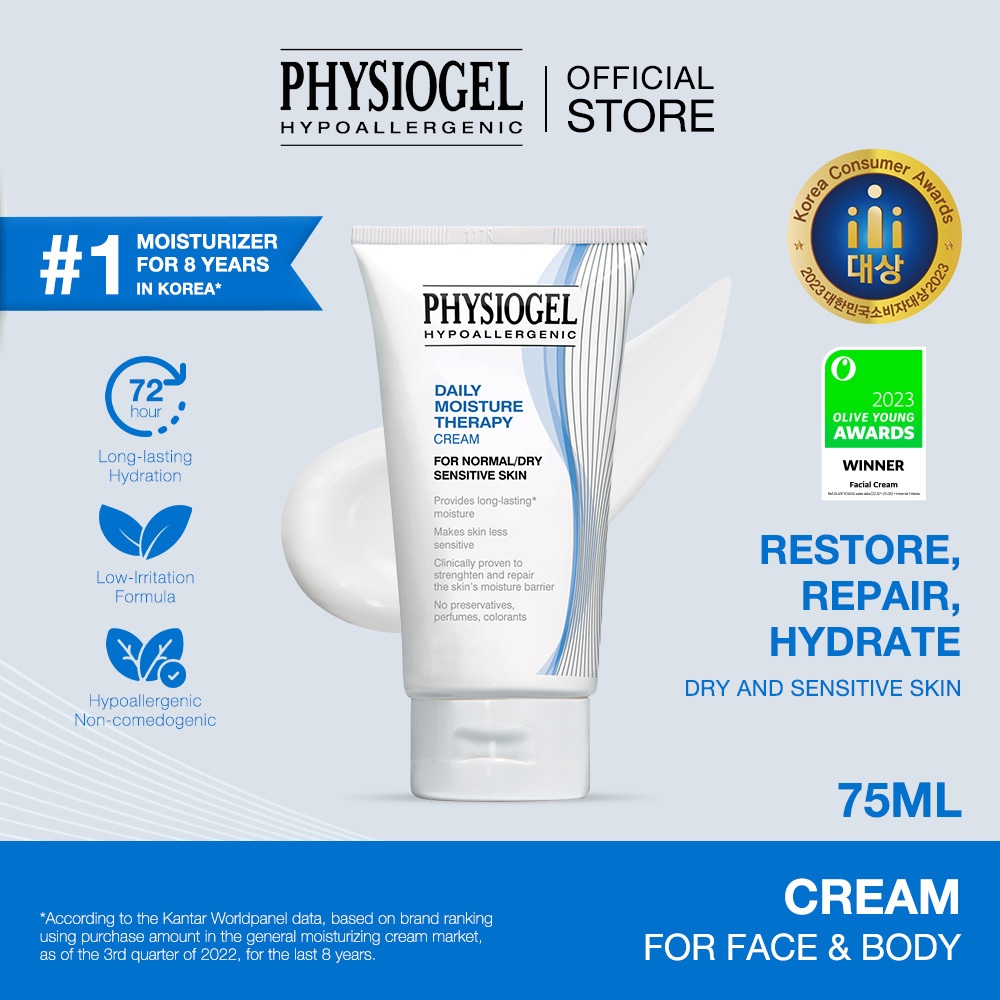 Physiogel Official] Daily Moisture Therapy Cream 75ml l Restore