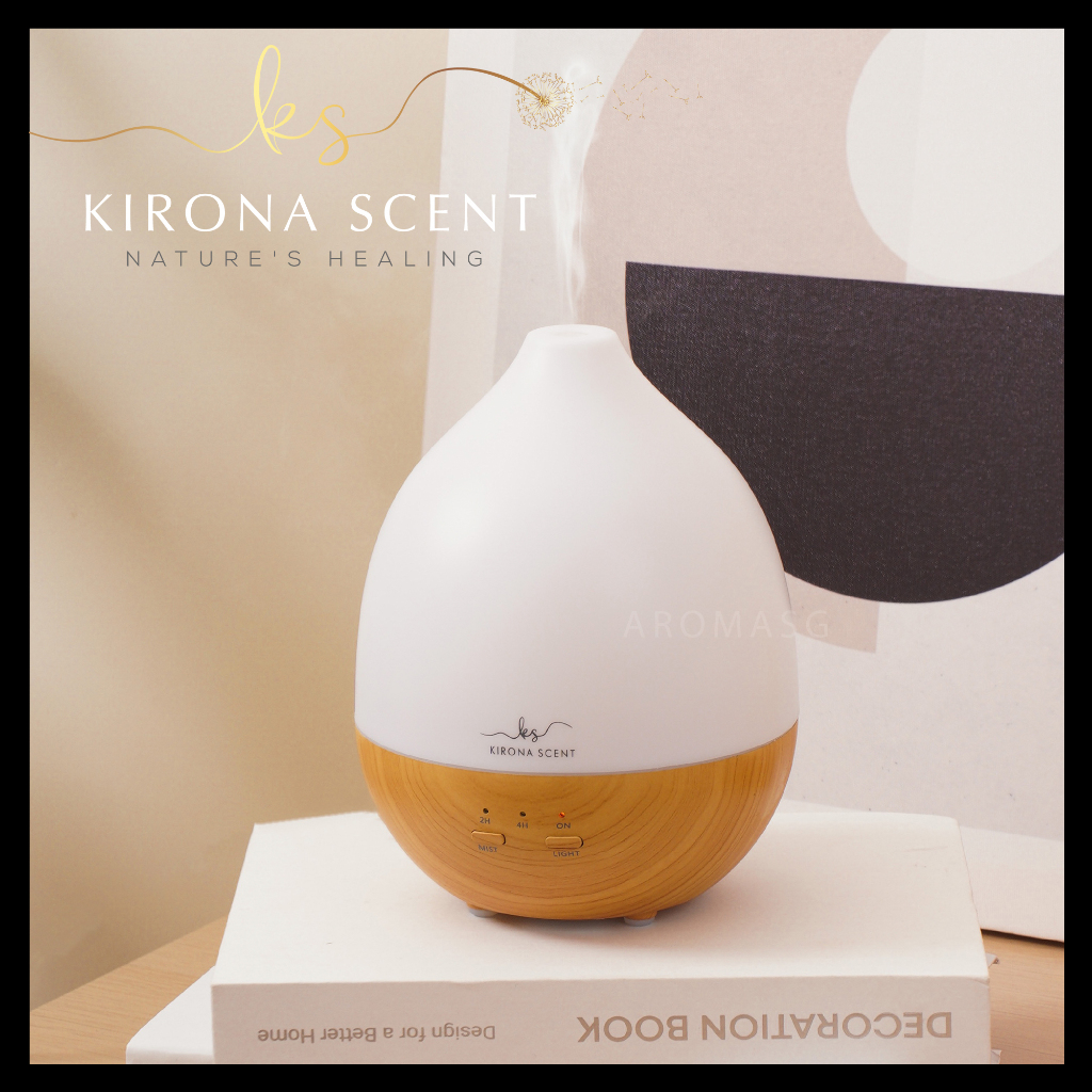 [AROMA DIFFUSER] Kirona Scent Ultrasonic Humidifier Free 30ml Essential ...