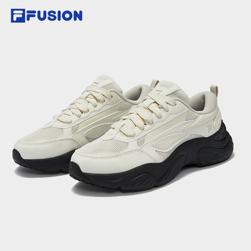 FILA FUSION FUSION CONCH DX Women Sneakers Grey Black and White Shopee Singapore