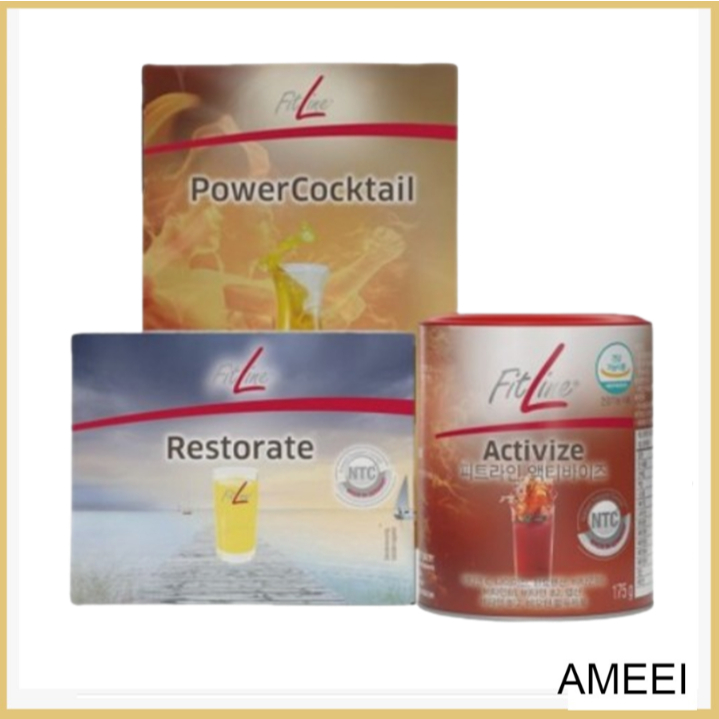 PM Fitline / Fitline Optimal 3 Set / Power Cocktail, Restorate, Activize |  Shopee Singapore