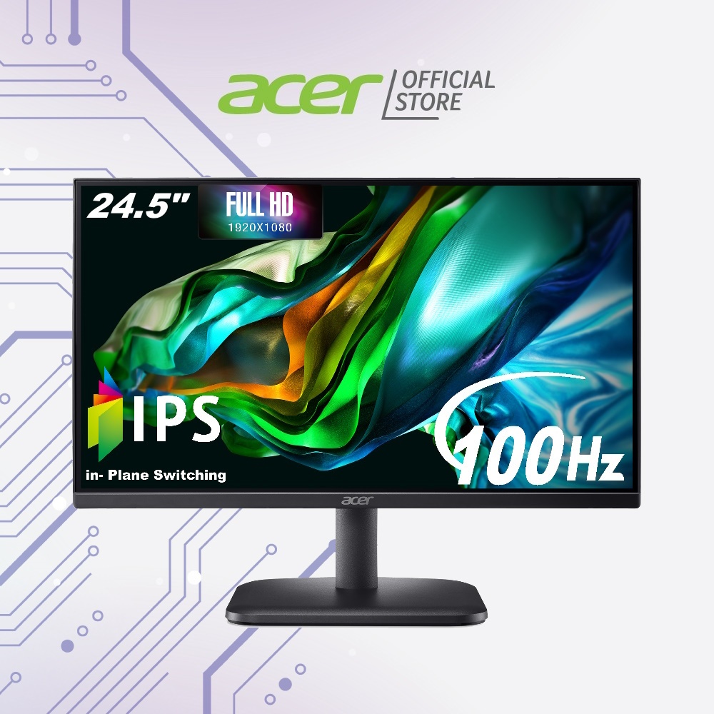 [24.5 Inch] Acer EK1 Series | EK251Q E FHD IPS Monitor | 100Hz Refresh