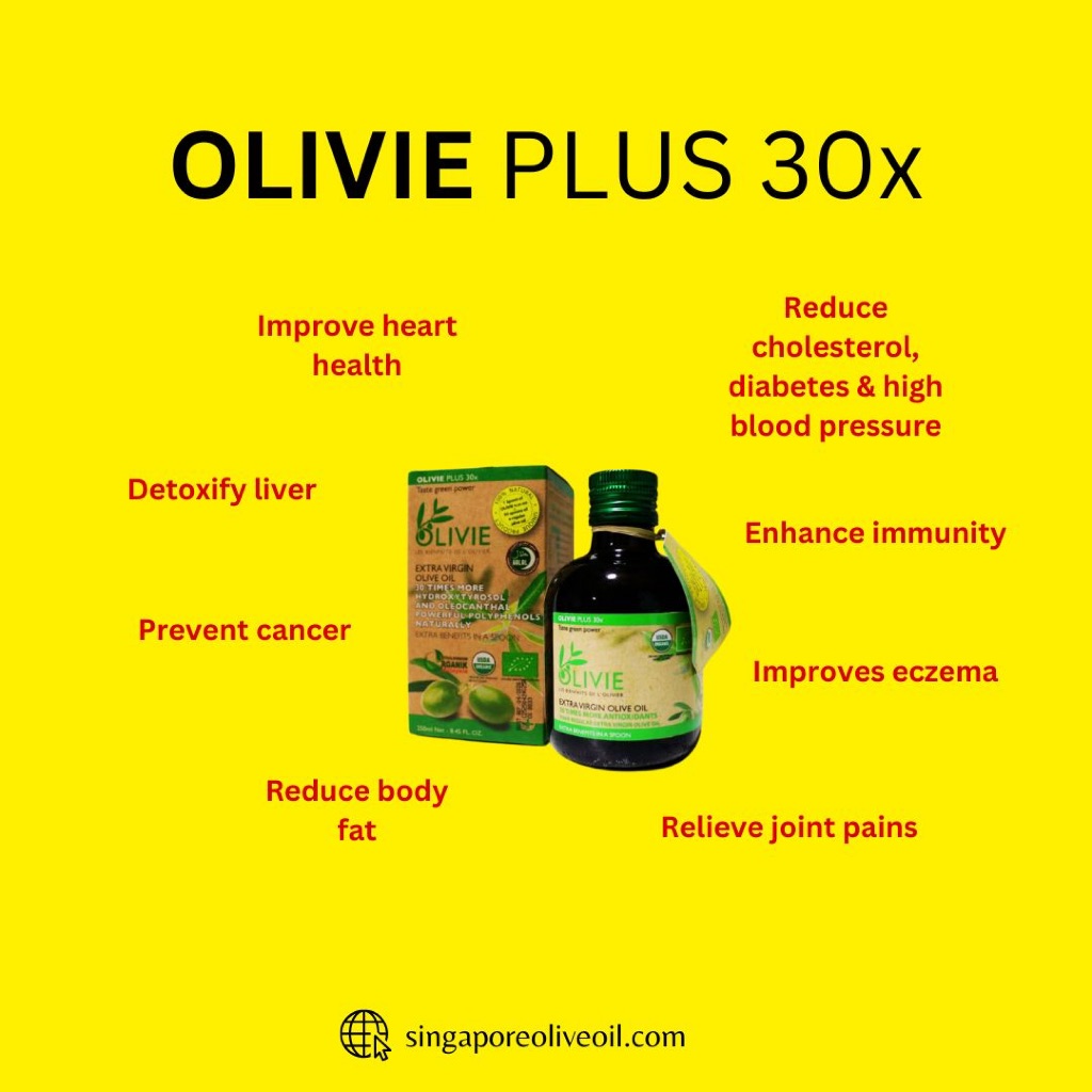 Olivie Plus 30x 🇸🇬 - Extra Virgin Olive Oil - SG Seller | Shopee Singapore