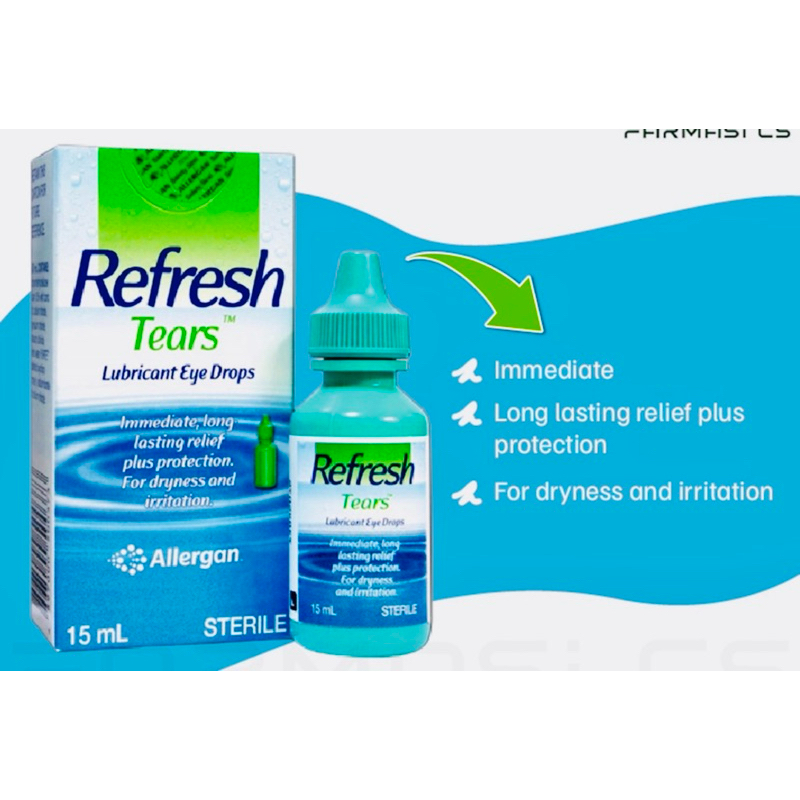 (Expiry 08/2025) REFRESH Tears Eye Drops15mlAllergan/Abbvie Shopee