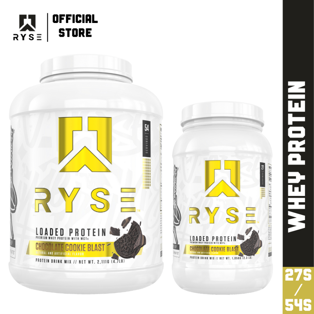 Ryse Loaded Protein Powder | 25g Whey Protein | Added Prebiotic Fiber ...