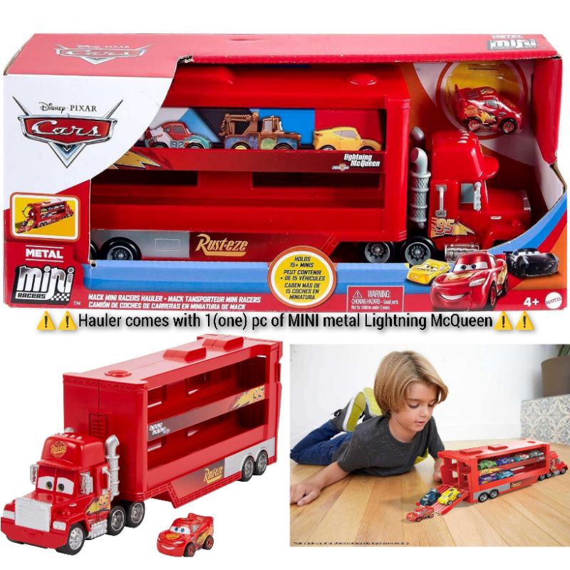 Authentic Disney Pixar Cars MINI Racers Mack Transporter c/w 1 (one ...