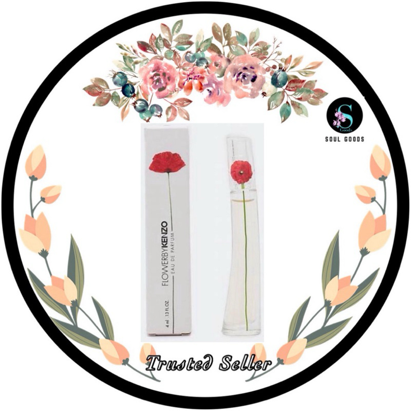 Kenzo flower by lady mini 4ml edp best sale