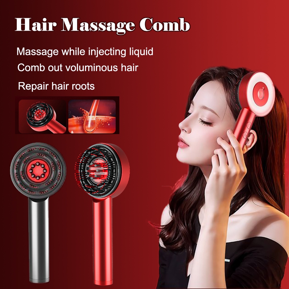 Electric Head Scalp Massager Fully Automatic Relief Fatigue Fluffy Comb ...