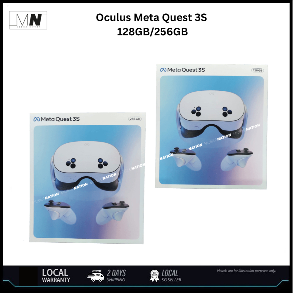 NEW - Oculus Meta Quest 3S 128GB/256GB | Meta Quest 3 | Advanced