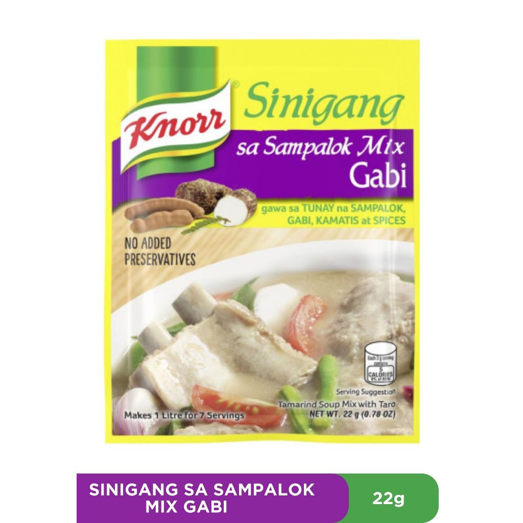 Gabi Mix Sampalok sa Sinigang 個 5 Gabi Mix Sampalok sa Sinigang Knorr – 44g – Knorr 調味料・料理の素・油