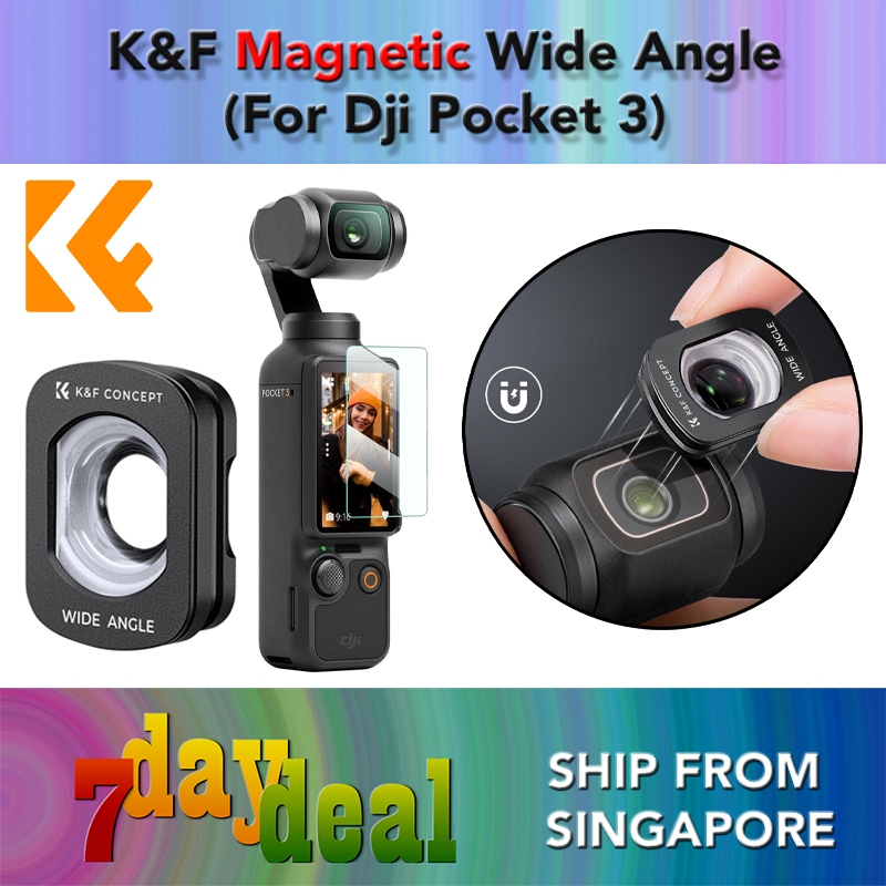 K&f Concept Dji Osmo Pocket Wide Angle Lens K&F Magnetic Wide