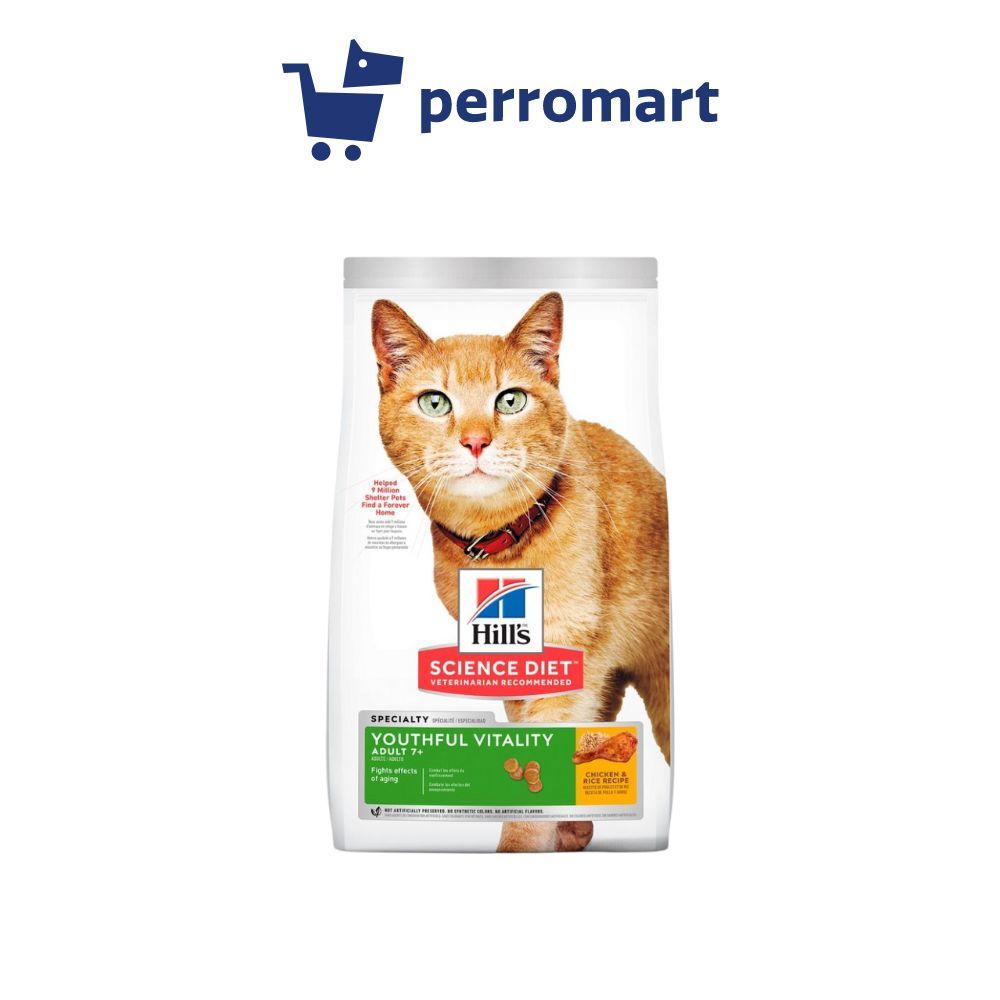 Hills Science Diet Cat 6kg 10kg Dry Cat Food Adult 7 Youthful Vitality Adult Light Chicken Perfect Weight Hairball Shopee Singapore