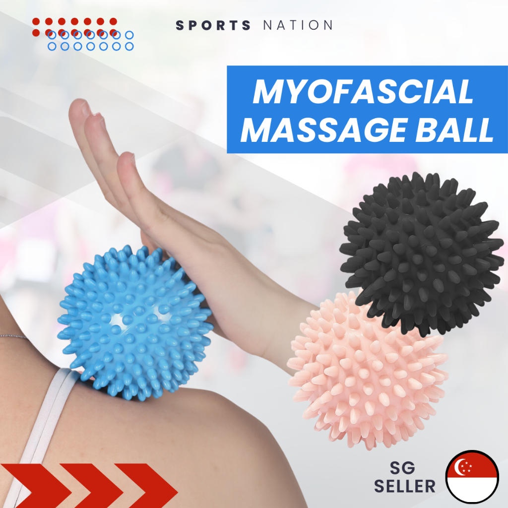 Bomb-Ball Black Massage Ball Set - Fascia + Lacrosse Balls Per Il Massimo Relax Muscolare, Automassaggio, Allenamento Della Fascia + Terapia Dei Punti