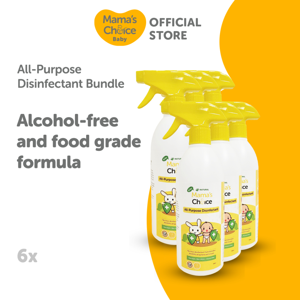 [Bundle of 6] Mama's Choice AllPurpose Disinfectant Spray Baby Safe