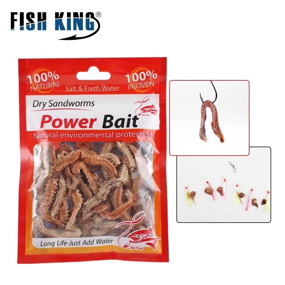 Artificial Ragworm/Lugworm Lures - 2-Inch Soft Plastic Swimbaits For Bass, Cod, Pollock (24-Pack) 11 thumbnail image