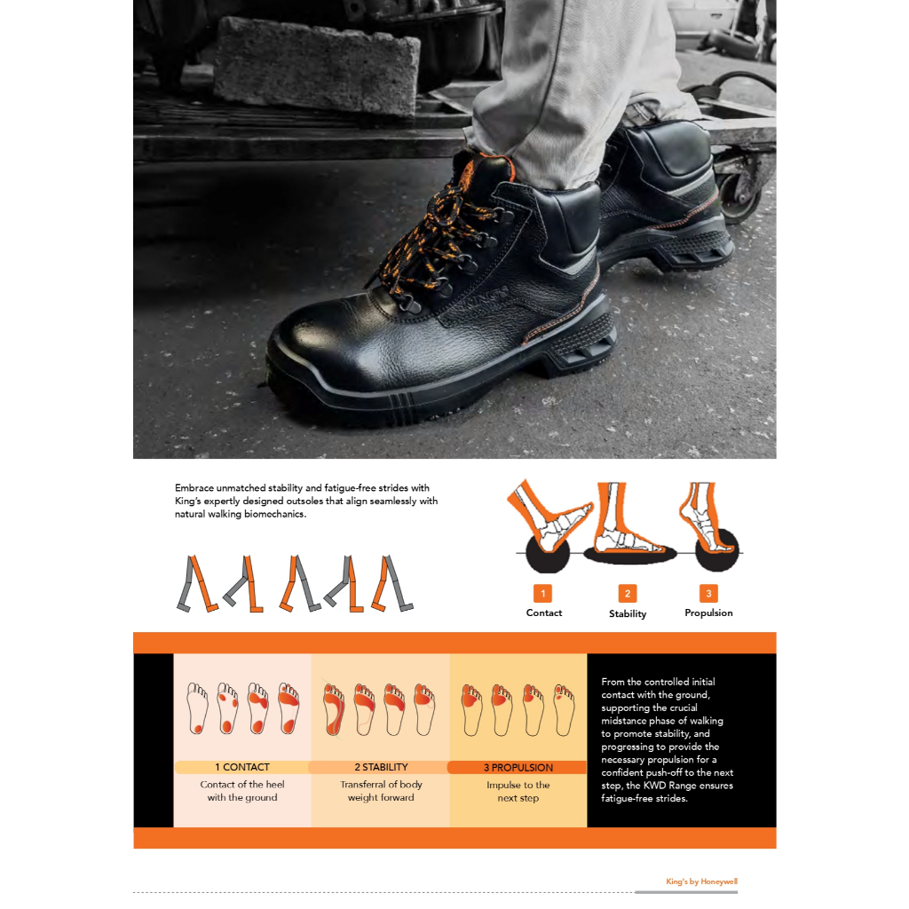 NEW King s By Honeywell 2.0 Comfort Range Safety Boots KWD301 Ultra Comfortable Durable Shopee Singapore