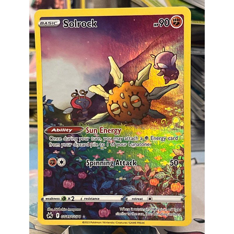 Solrock GG15/GG70 Crown Zenith Pokemon Card TCG | Shopee Singapore