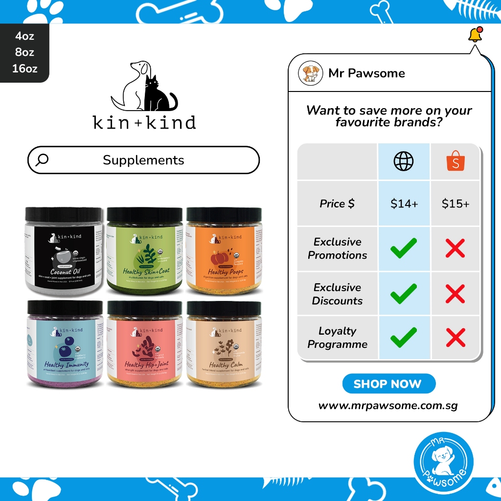 Kin+Kind Organic Healthy Calm / Hip & Joint / Immunity / Poops / Skin ...