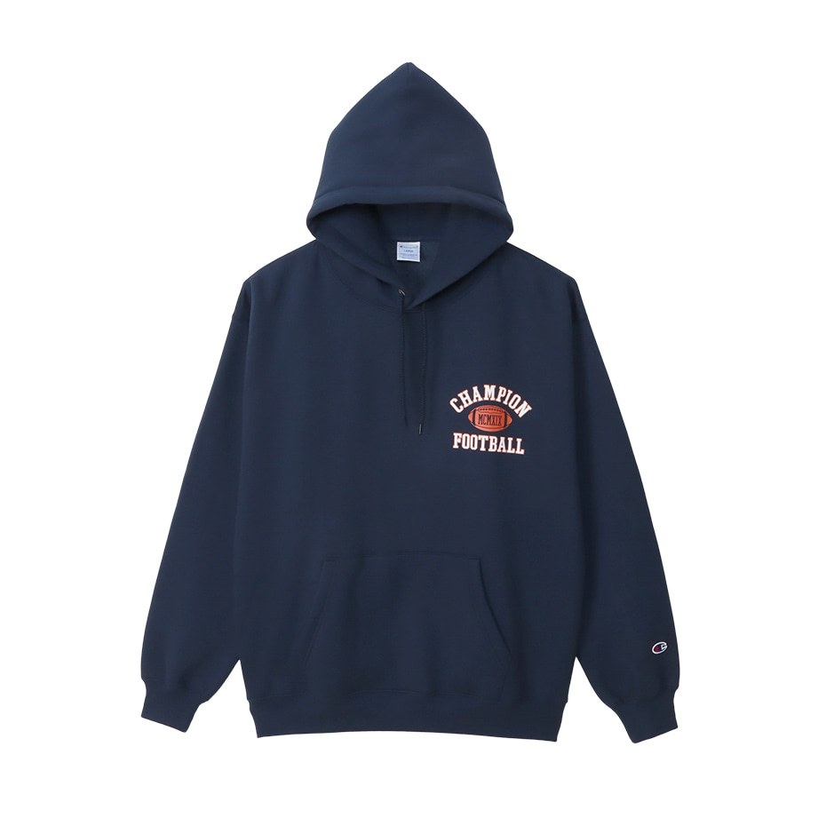 CHAMPION FW23 Hooded Sweatshirt Action Style in Navy C3 Y105 Shopee Singapore