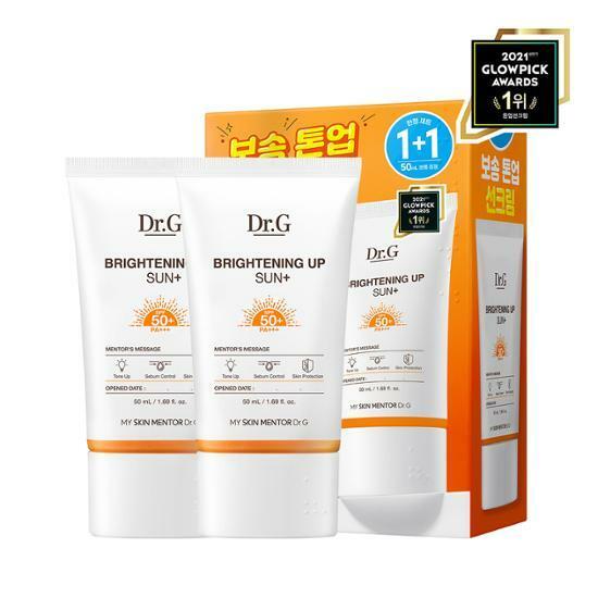 Dr.G BRIGHTENING UP SUN PLUS SPF50+ PA+++ 50ml + 50ml | Shopee Singapore