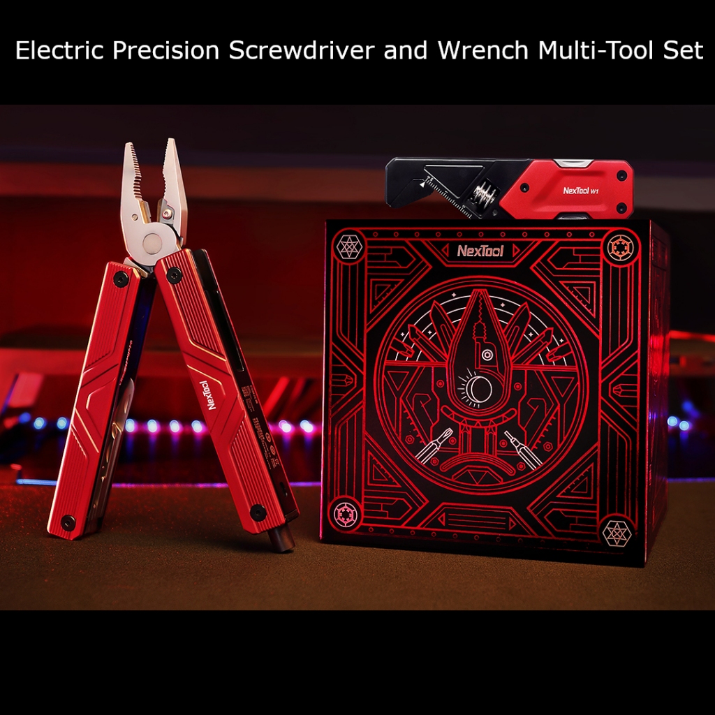 NexTool Gift Set with Gemini Electric Precision Screwdriver and Light ...