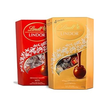 Lindt Lindor Milk Chocolate Cornet /Assorted Chocolate Cornet (200g ...