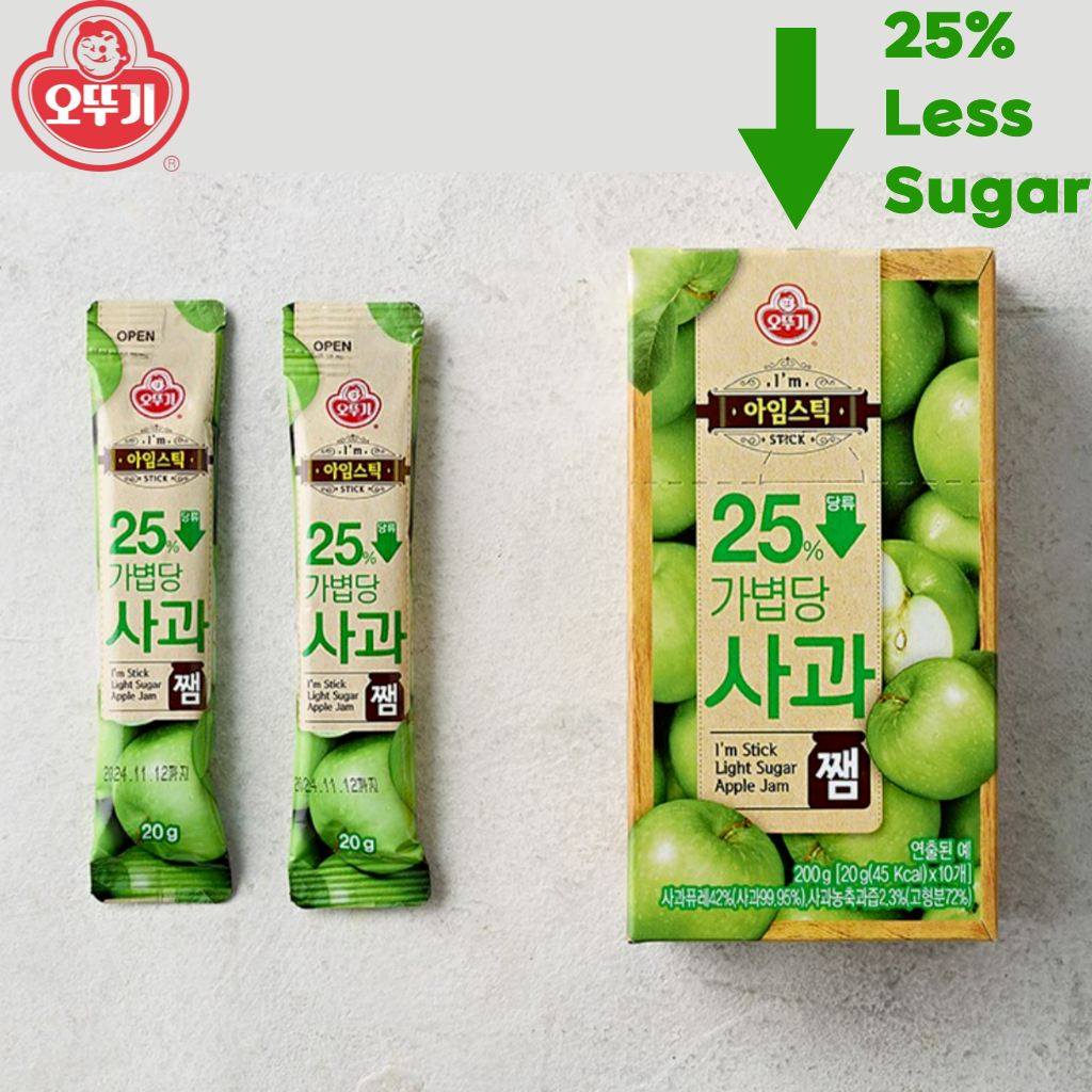 [OTTOGI] I'm Stick Apple Jam Spread, Disposable Apple Jam, Portable ...