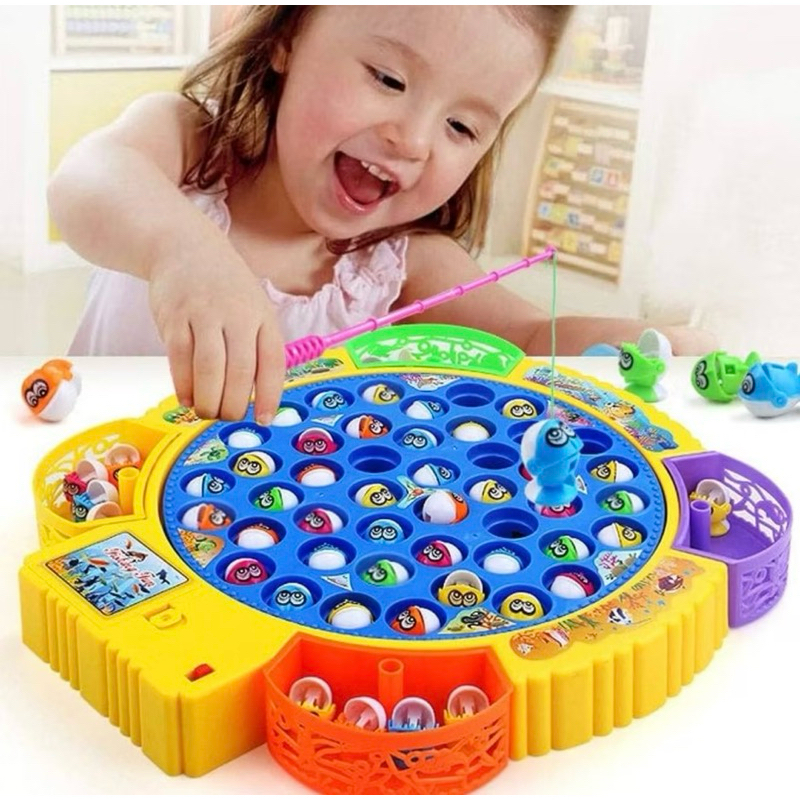 (SGReady) BIG Size 45fishes Rotation Musical Fishing Games (EARLY ...