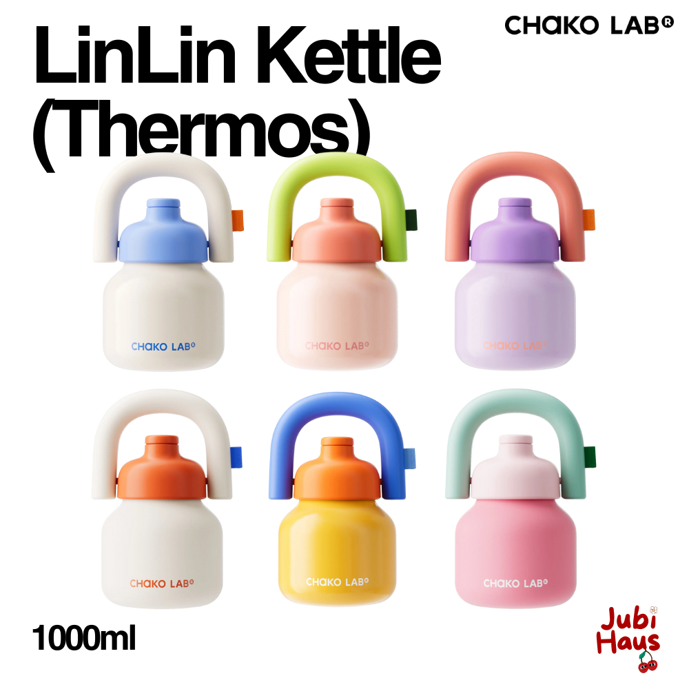Chako Lab LinLin Kettle Thermos Insulated Water Bottle with Straw